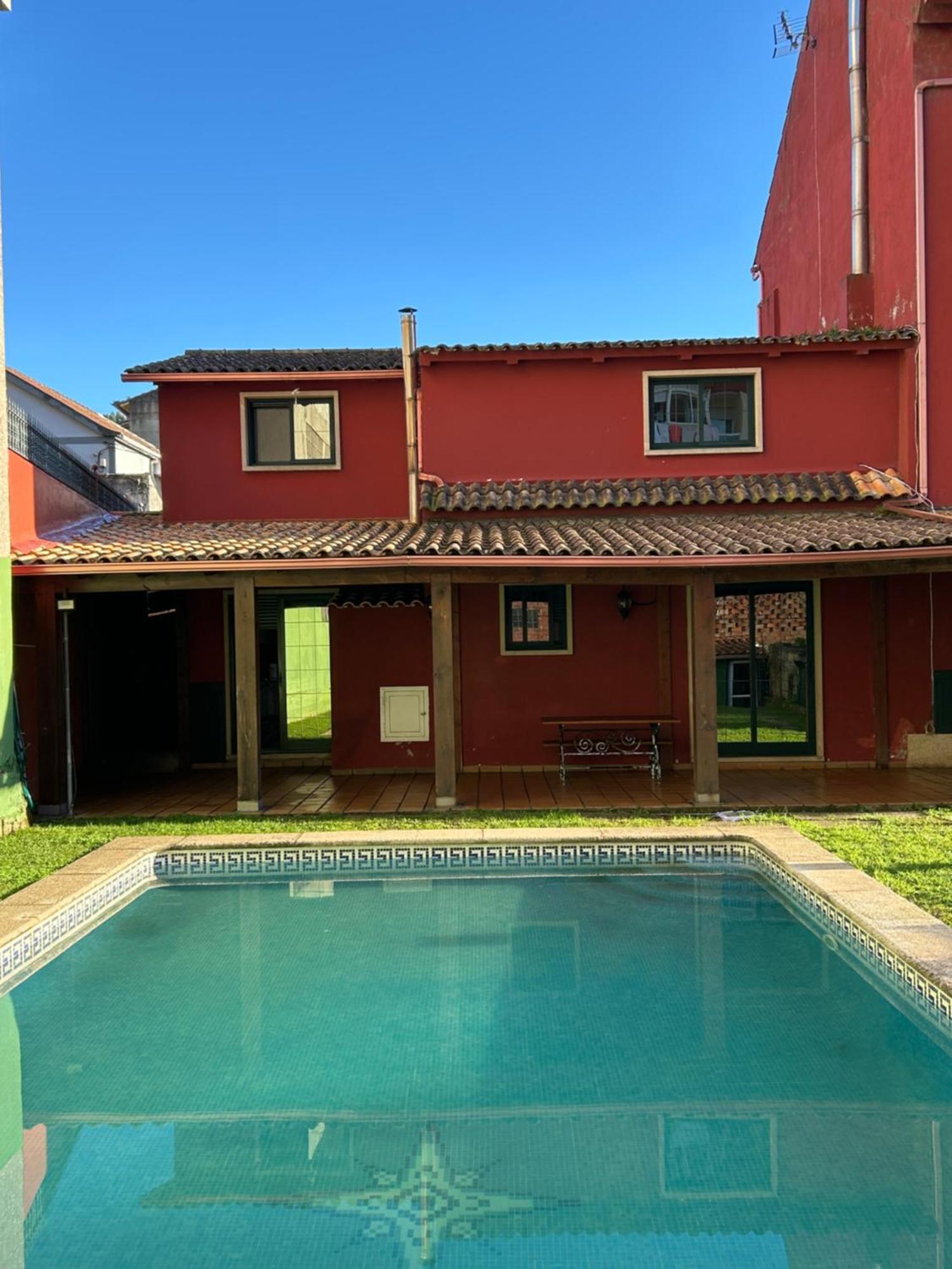Casa Robleda, Piscina Privada Cubierta Y Jacuzzi Villa Vigo Kültér fotó